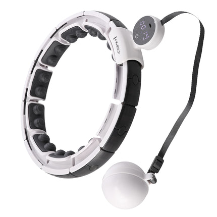 Magnetický zátěžový hula hoop s počítadlem a oporou pasu