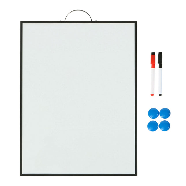 Magnetická tabule s fixy a magnety, na zeď