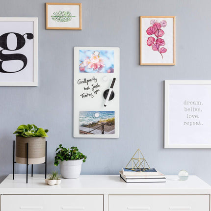 magnetická tabule z černého skla