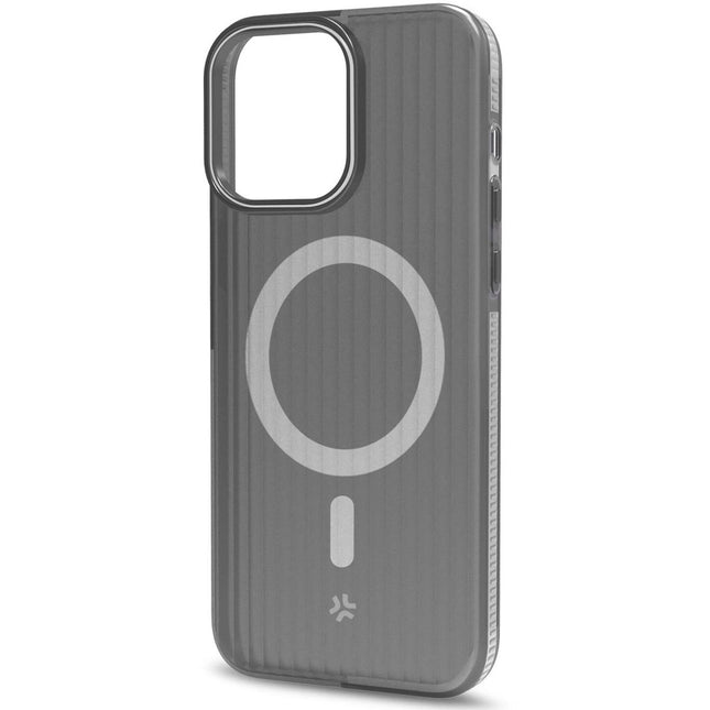 Magsuit pouzdro kompatibilní s MagSafe iPhone 16 poloprůhledné černé