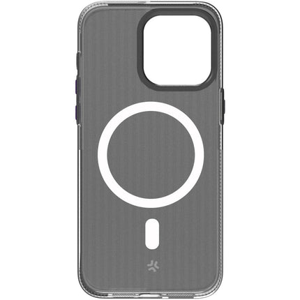 Magsuit pouzdro kompatibilní s MagSafe iPhone 16 poloprůhledné černé