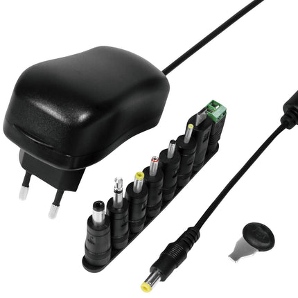 síťový adaptér 230V-> 3-12V 1A 12W