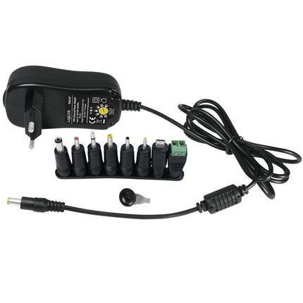 síťový adaptér 230V-> 3-12V 1A 12W