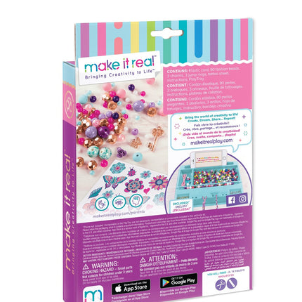 Make It Real DIY sada náramků s přívěsky „Blooming Creativity“