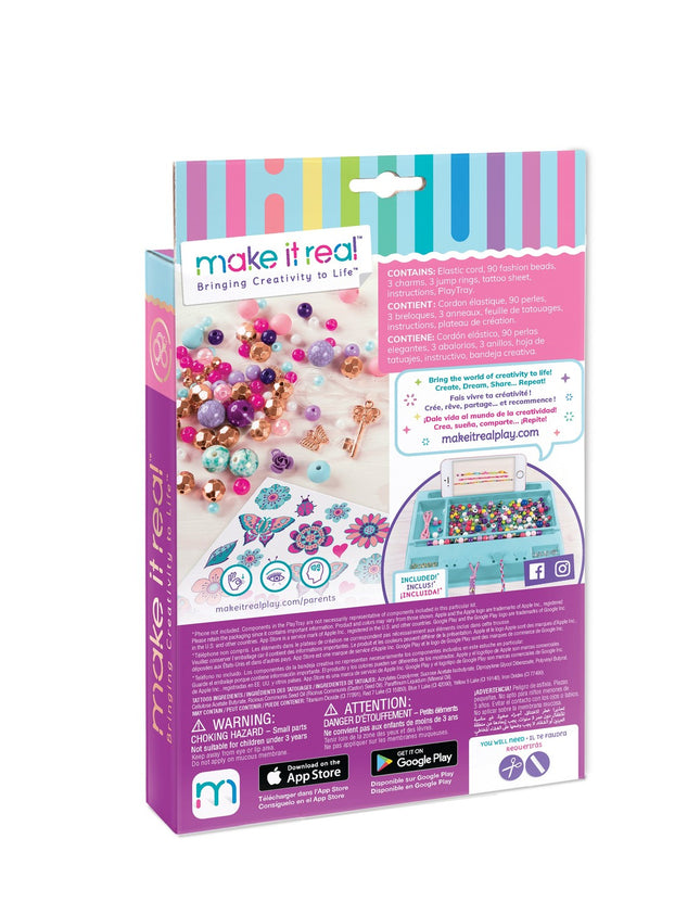 Make It Real DIY sada náramků s přívěsky „Blooming Creativity“