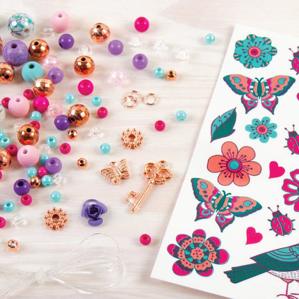 Make It Real DIY sada náramků s přívěsky „Blooming Creativity“
