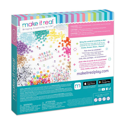 Make It Real DIY sada náramků s abecedou