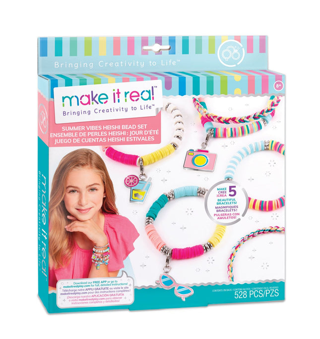Make It Real DIY sada náramků „Summer Vibes Heishi Bead“