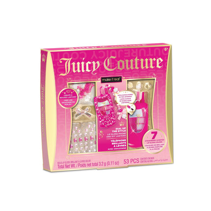 Make It Real Juicy Couture lesk na rty ve tvaru telefonu Dial Up The Style a DIY šňůrka