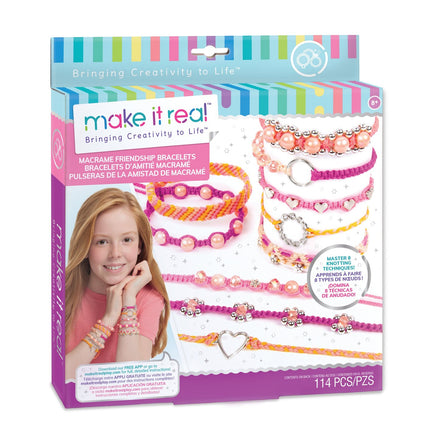 Make It Real makramé DIY sada „Friendship Bracelets“