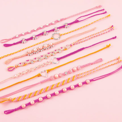 Make It Real makramé DIY sada „Friendship Bracelets“
