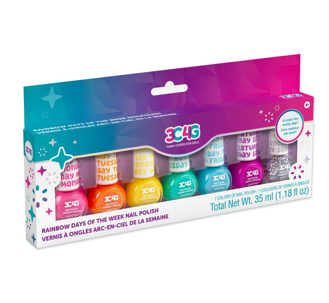 Make It Real laky na nehty Rainbow Days Of The Week, 7 ks