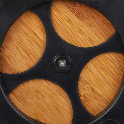 Makeup holder that can be rotated made of bamboo