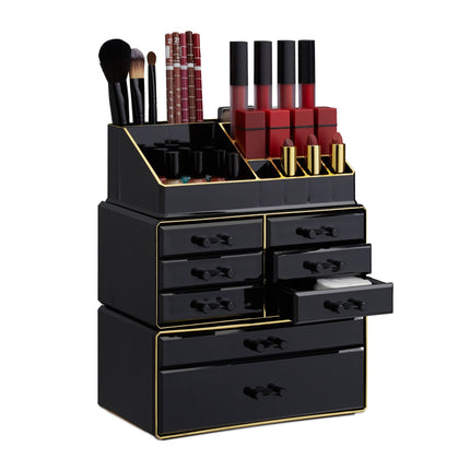 Make-up stand with eight drawers
