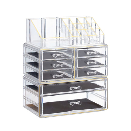 Make-up stand with eight drawers