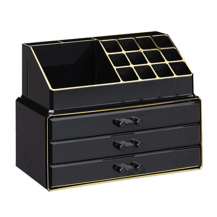 Makeup storage with 4 drawers