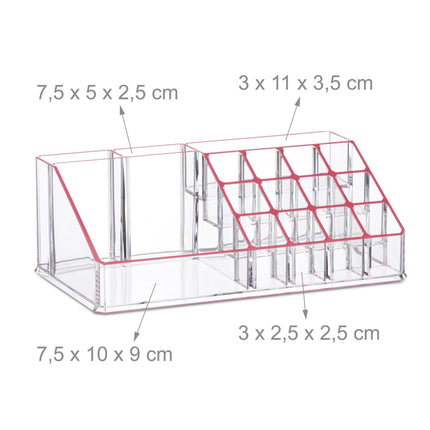 Makeup storage with 4 drawers