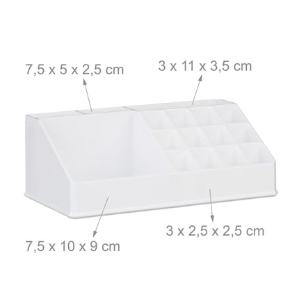 úložný box na líčení se 4 zásuvkami