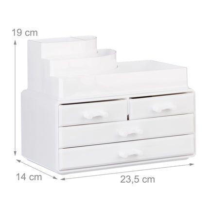 úložný box na líčení se 4 zásuvkami