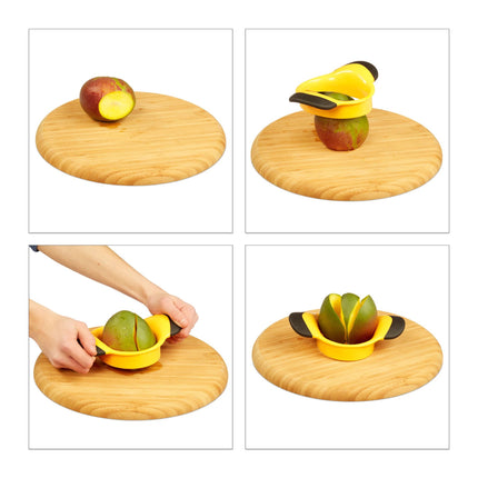 kráječ na mango s nerezovou čepelí