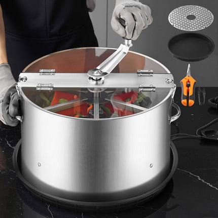 Manual Bud Leaf Trimmer, 16-Inch Bowl, Stainless Blades