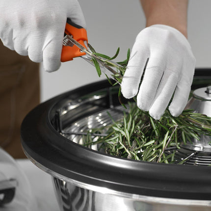 Manual Bud Trimmer Bowl 16 in, Clear Dome, 3 Blades