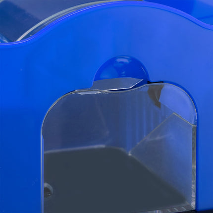Manuelle Kartenmischmaschine Blau