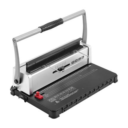 Manual Coil Spiral Binding Machine, 34-Hole, 120 Sheets