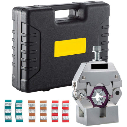Manual Hydraulic A/C Hose Crimper Kit, 4 Dies