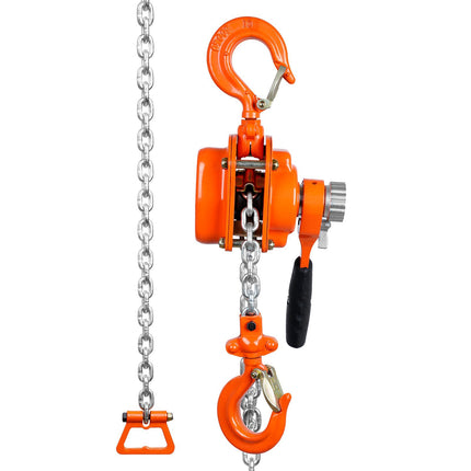 Manual Lever Chain Hoist, 0.5 Ton, 10 ft Lift, G80