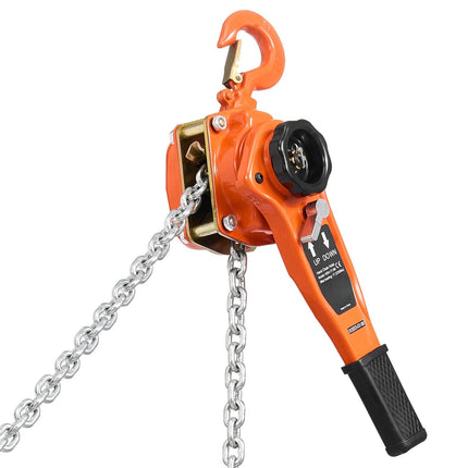 Manual Lever Chain Hoist 1 Ton, 3 m G80 Chain, Dual Pawl Brake