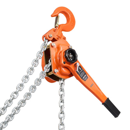 Manual Lever Chain Hoist, 6 Ton, 3 m G80 Chain, Dual Pawl Brake