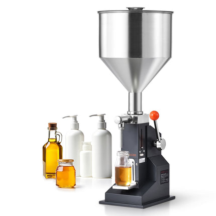 Manual Liquid Filling Machine, 5-100ml, Stainless Steel