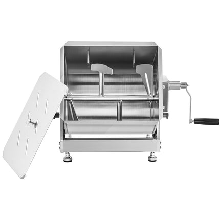 Manual Meat Mixer, 30L Tilting Stainless Steel Tank