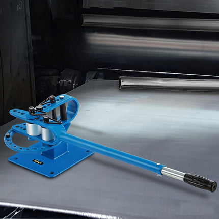 Manual Metal Bar Bender, 7 Dies, Round and Square Bars