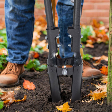 Manual Post Hole Digger, 57.5 In Handle, 5.7 In Dia