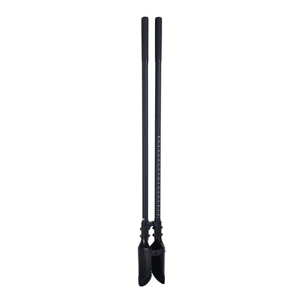 Manual Post Hole Digger, 57.5-Inch, Fiberglass Handle, Steel Blade