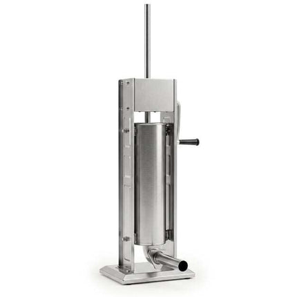Manual Sausage Stuffer, 15 lbs Capacity, 4 Tubes, 2 Speeds