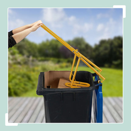 Manual Steel Waste Compactor for Bins – Reduce Waste Volume