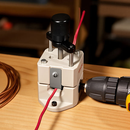 Manual Wire Stripper Machine, 1.5–25 mm, Hand or Drill Powered
