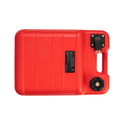 Marine Fuel Tank 24L, 9.8ft Hose, Fuel Gauge, Red