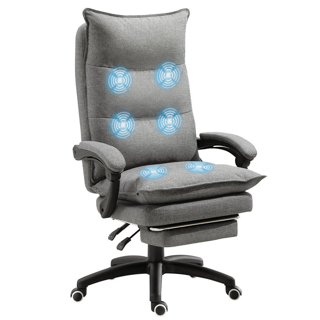 Ergonomická šedá otočná herní židle, výškově nastavitelná, nylon