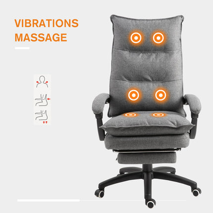 Ergonomická šedá otočná herní židle, výškově nastavitelná, nylon