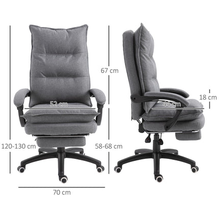 Ergonomická šedá otočná herní židle, výškově nastavitelná, nylon