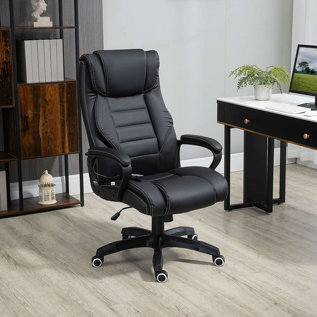 Ergonomická herní židle s nastavitelnou výškou a 6 vibračními body