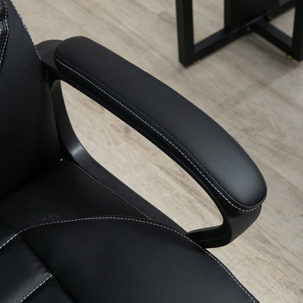 Ergonomická herní židle s nastavitelnou výškou a 6 vibračními body