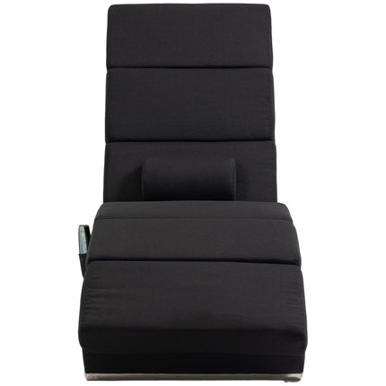 Massage Chair with 8 Vibration Points, 5 Modes, Black