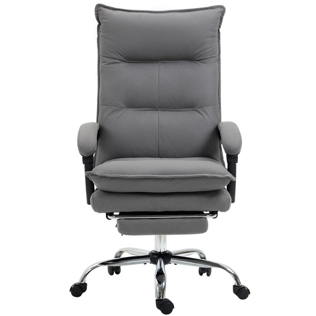 Ergonomická kancelářská židle s vyhříváním, naklápěním, podnožkou, nastavitelná výška