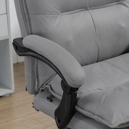 Ergonomická kancelářská židle s vyhříváním, naklápěním, podnožkou, nastavitelná výška