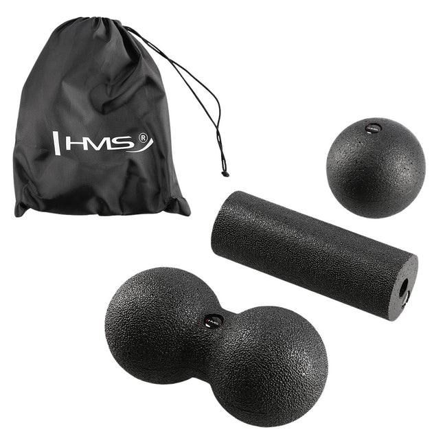 Massageroller en ballenset - 3 stuks